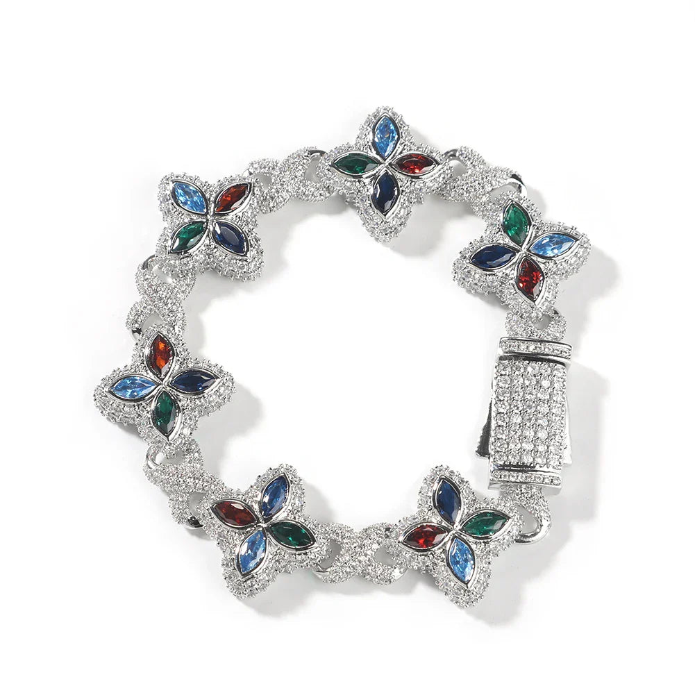 MyClosetAid Iced clover Bracelet — color detail