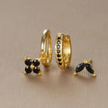 SORI STYLE 3PCS Flower Drop and Dangle Earring — size reference