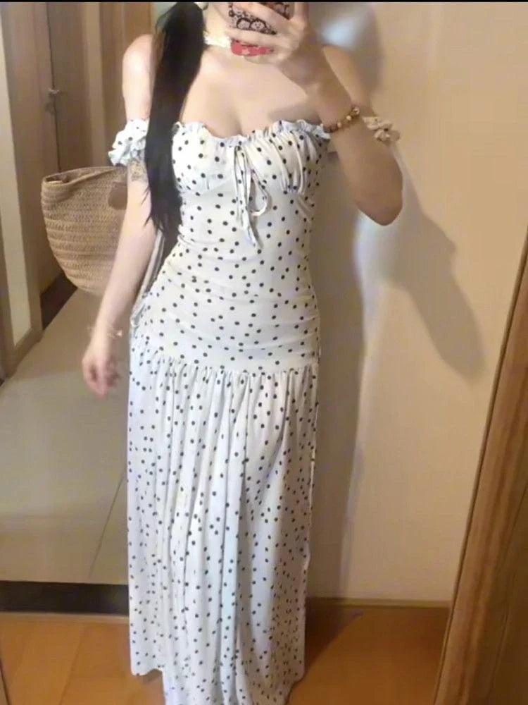 MyClosetAid Y2k Sweet Polka Dot Dress — side view