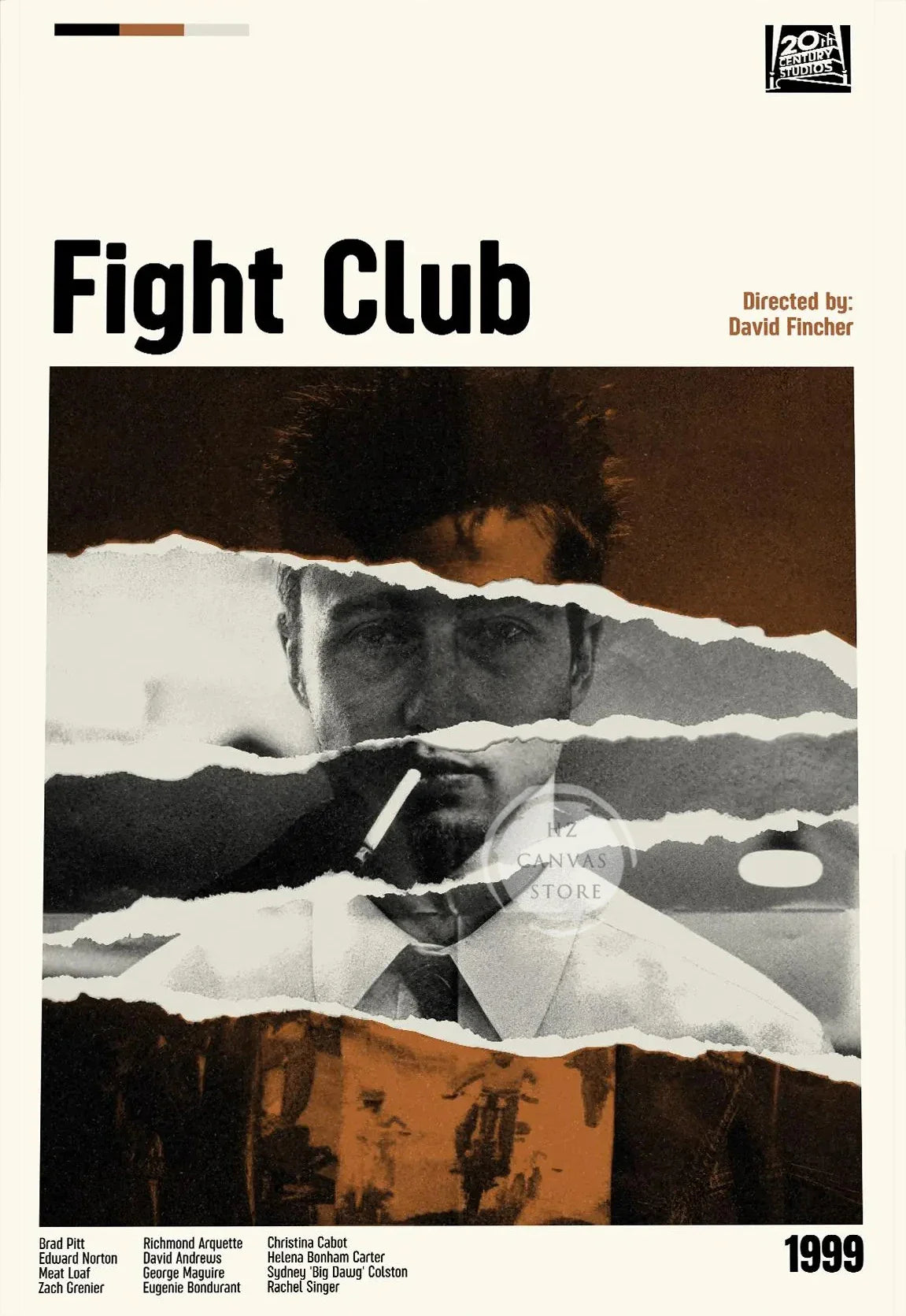 Perfecsy TV Series Movie Posters Set Breaking Bad Cars Fight Club Midcentury Modern Minimalist Retro Vintage Canvas Print Liv