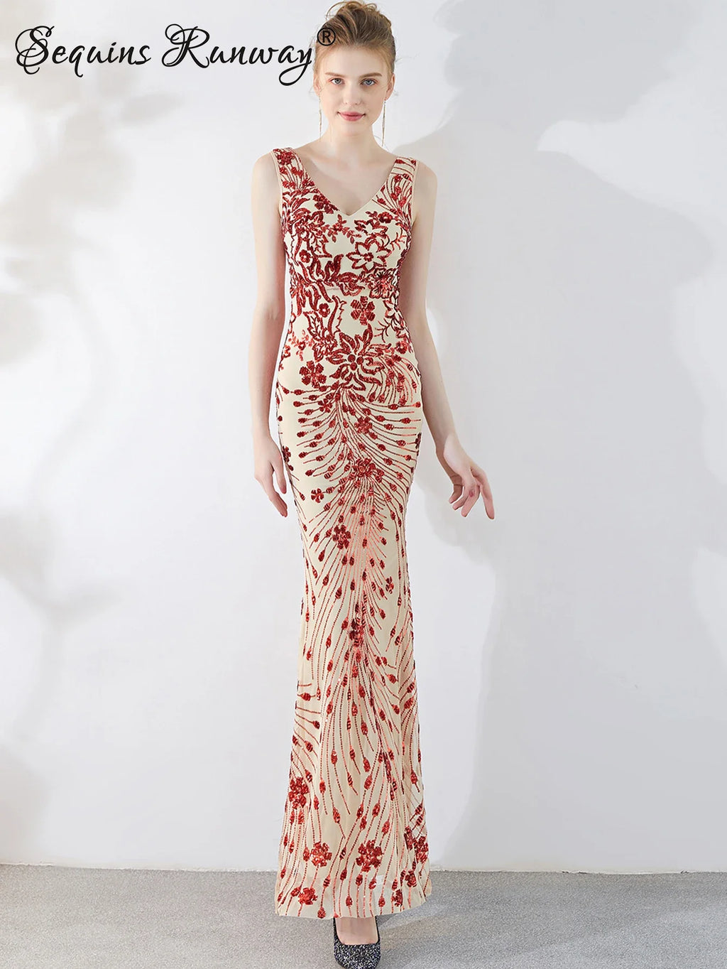 Envy NYC Envy NYC Maxi Sequin Party Dress — product category context