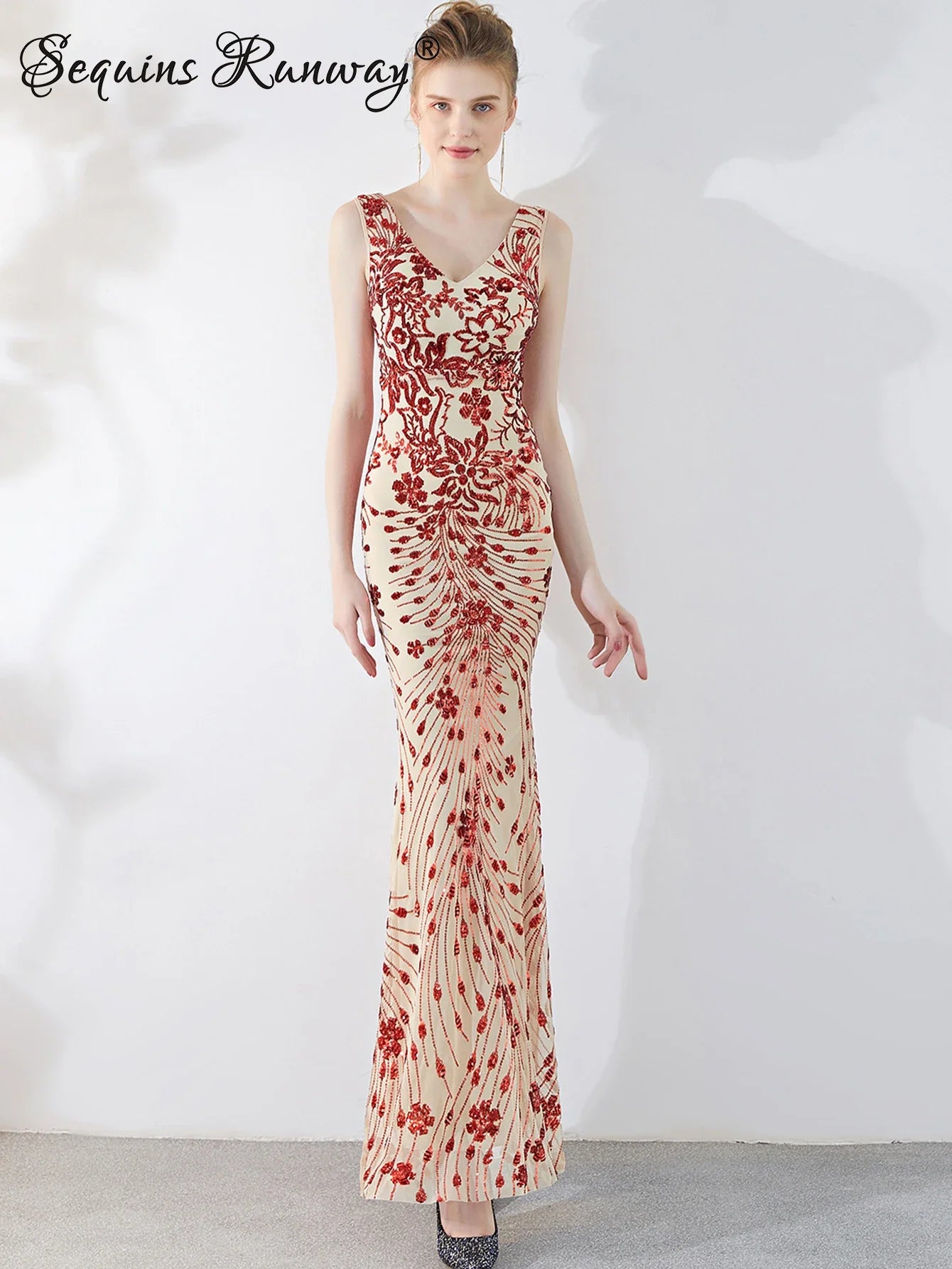 Envy NYC Envy NYC Maxi Sequin Party Dress — product category context