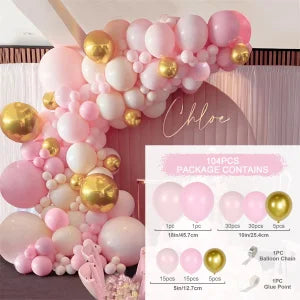 Perfecsy Pink Macaron Balloons Garland Arch Kit Birthday Party Decor Kids Wedding Birthday Party Supplies Baby Shower Decor L