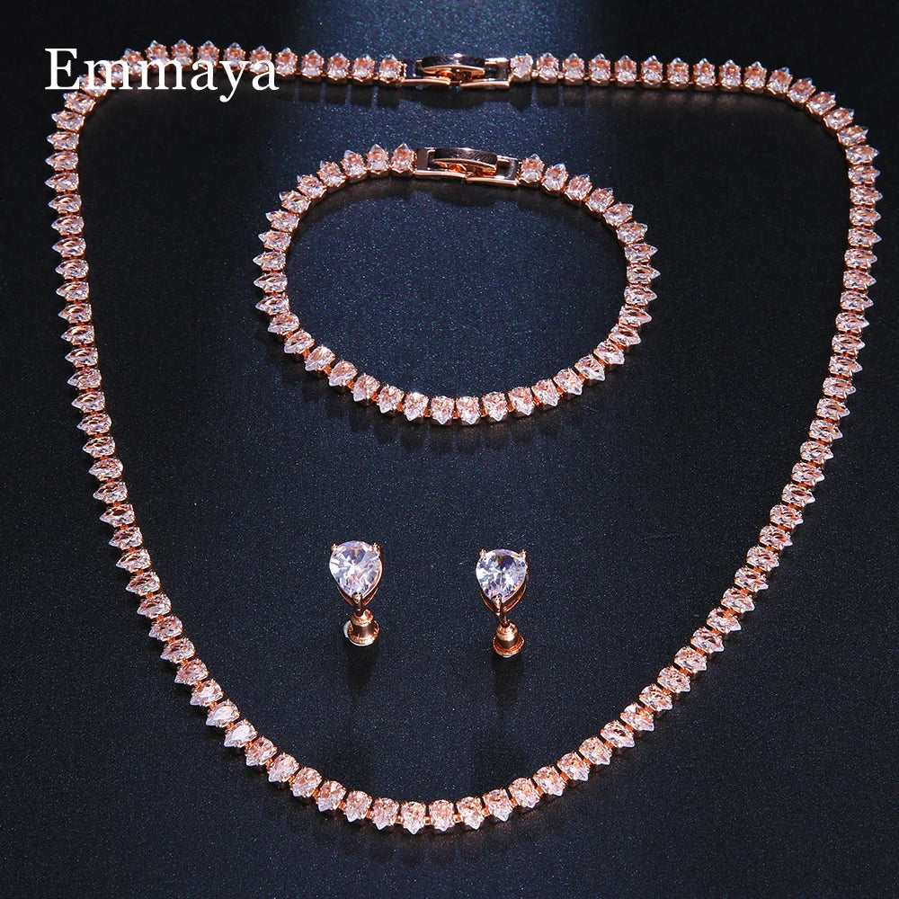 Envy NYC Envy NYC LUX CZ Bridal Necklace & Earrings — product category context