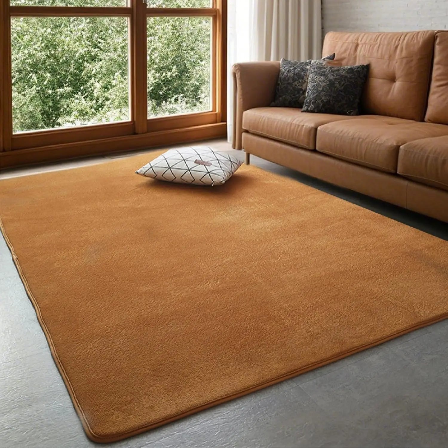Perfecsy VIKAMA Coral rugs, non-slip low ammunition bedroom living room floor heating in children's room dorm, home decor, el