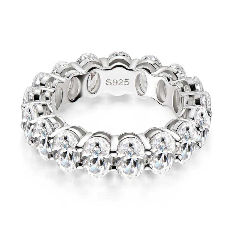 MyClosetAid 925 Sterling Silver Eternity Band — main product shot