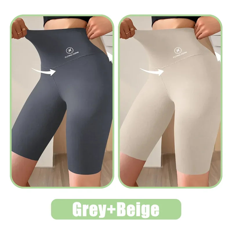Perfecsy M-XL Women Shorts Sports Shorts For Women New Cycling Jogging Fitness High Waist Push Up Gym shorts Leggings Yoga Cl