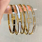 Envy NYC Envy NYC Designer 18K Titanium Steel Bracelet — construction detail