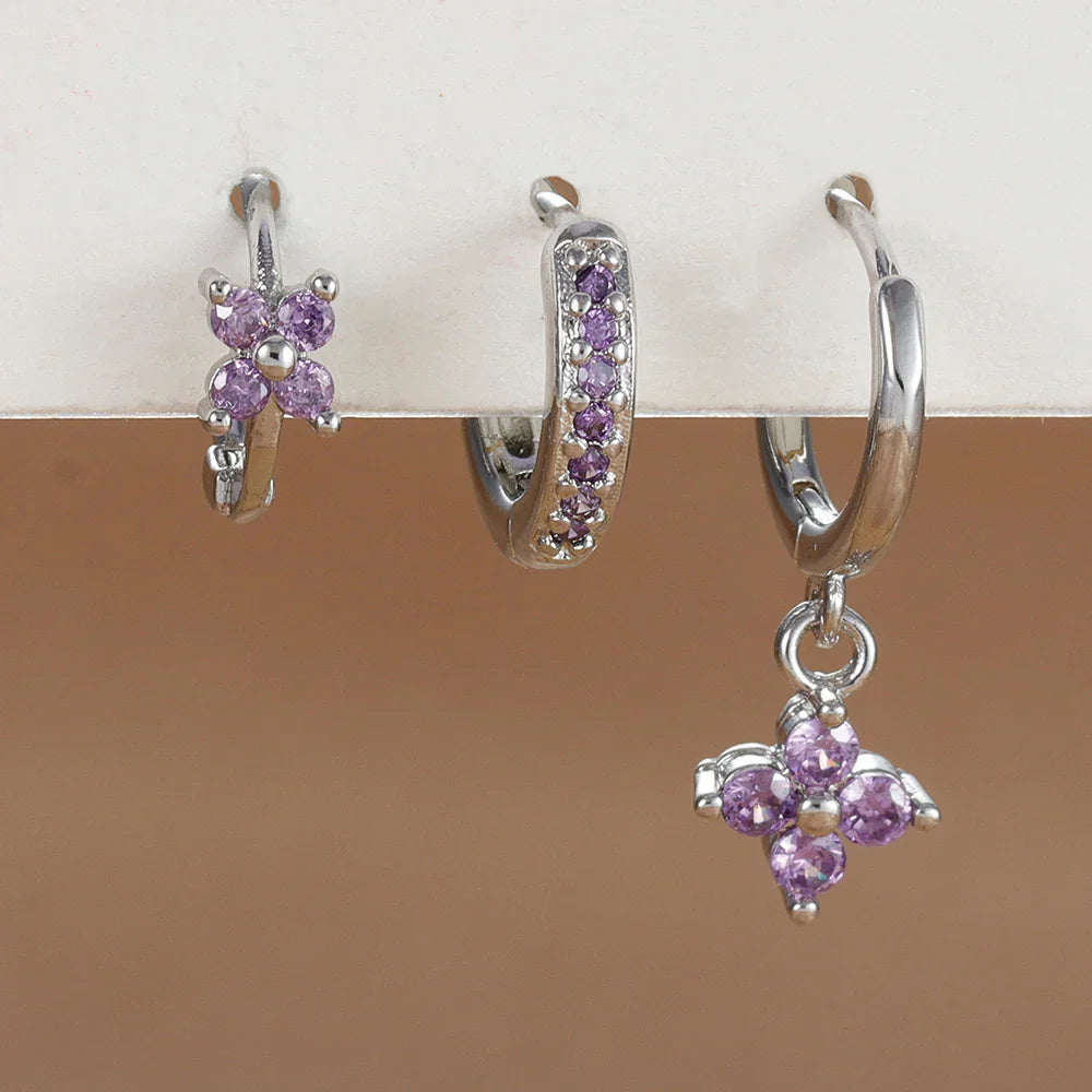 SORI STYLE 3PCS Flower Drop and Dangle Earring — comparison shot