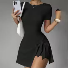 Cloud Hide Women's Tennis Skort Dress with Built-In Shorts
