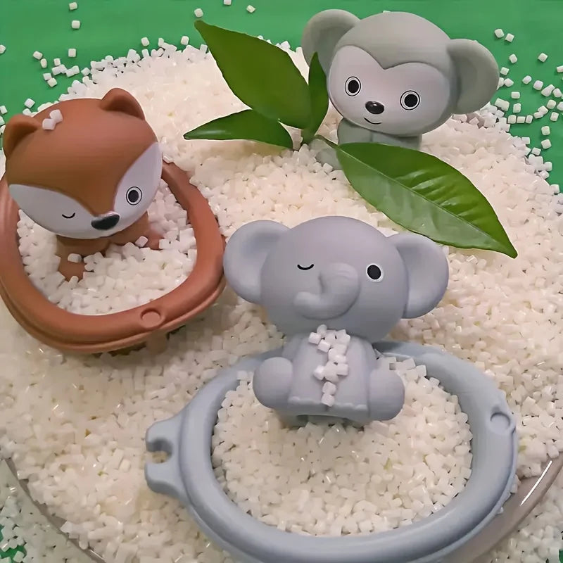 Stackable Animal Floating Bath Toy Set | Toddler Educational Sensory Play with Suction Cups for the Bath, Pool and Beach