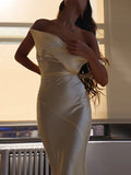 Envy NYC Envy NYC Paris Satin Slip Maxi Dress — construction detail