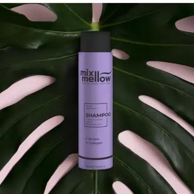 Mix Mellow Purple Shampoo for Blonde & Gray Hair - Anti-Brass, Sulfate-Free, 12.85 fl oz