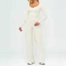Women's Yoga Set 2 Piece Tracksuit Long Sleeve Sportswear