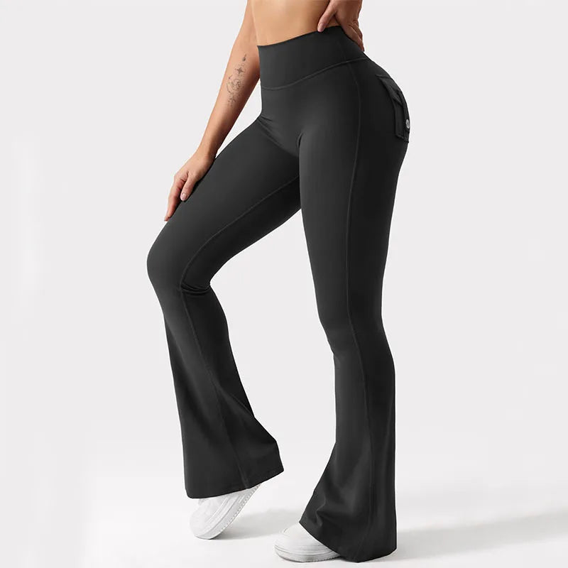 MyClosetAid Wide Leg High Stretch Yoga Leggings — lifestyle context