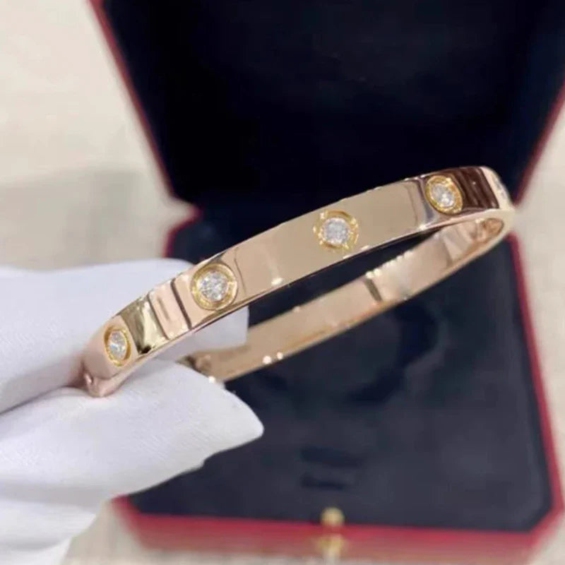 Envy NYC Designer 18K Titanium Steel Bracelet