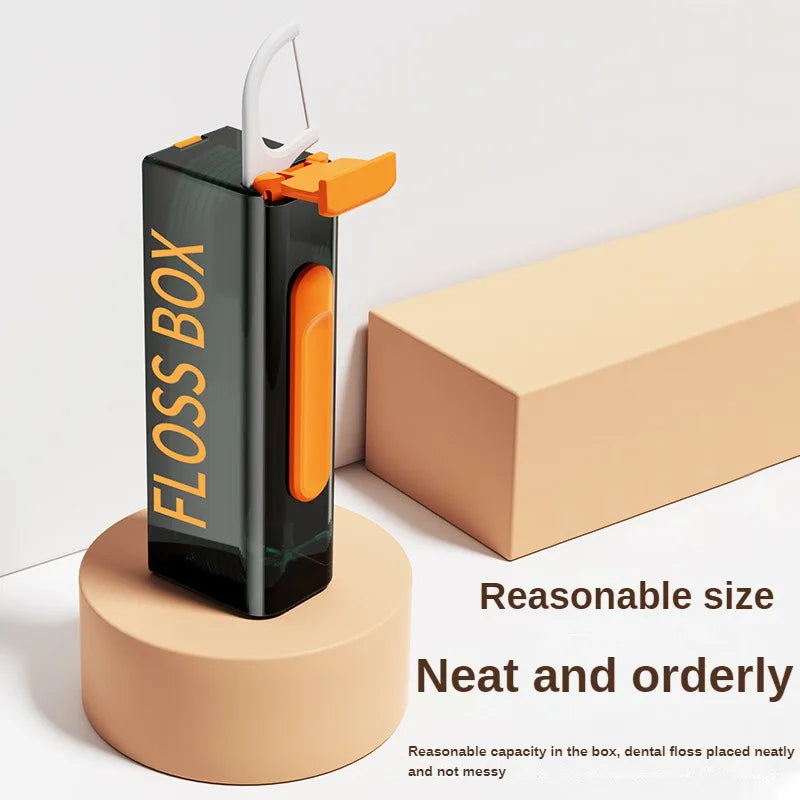 20PCS Dental Floss Dispenser Containing 10Pcs Floss Dental Floss Storage Box Auto Refillable Oral Hygiene Care Floss Pick
