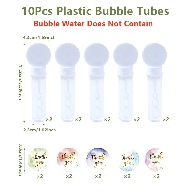 Perfecsy Wedding Party Bubble Soap Bottles Happy Wedding Party Decoration for Kids Thank you Bubble Soap Bottle Wedding Party