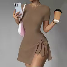 Cloud Hide Women's Tennis Skort Dress with Built-In Shorts