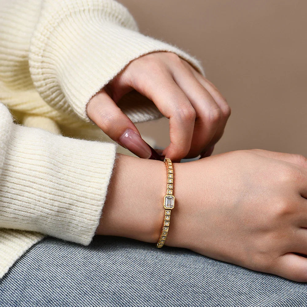 VVS1 D Moissanite Tennis Bracelet