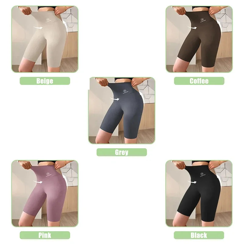 Perfecsy M-XL Women Shorts Sports Shorts For Women New Cycling Jogging Fitness High Waist Push Up Gym shorts Leggings Yoga Cl
