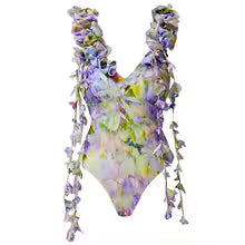 One Piece Swimsuit Push Up Women Swimwear