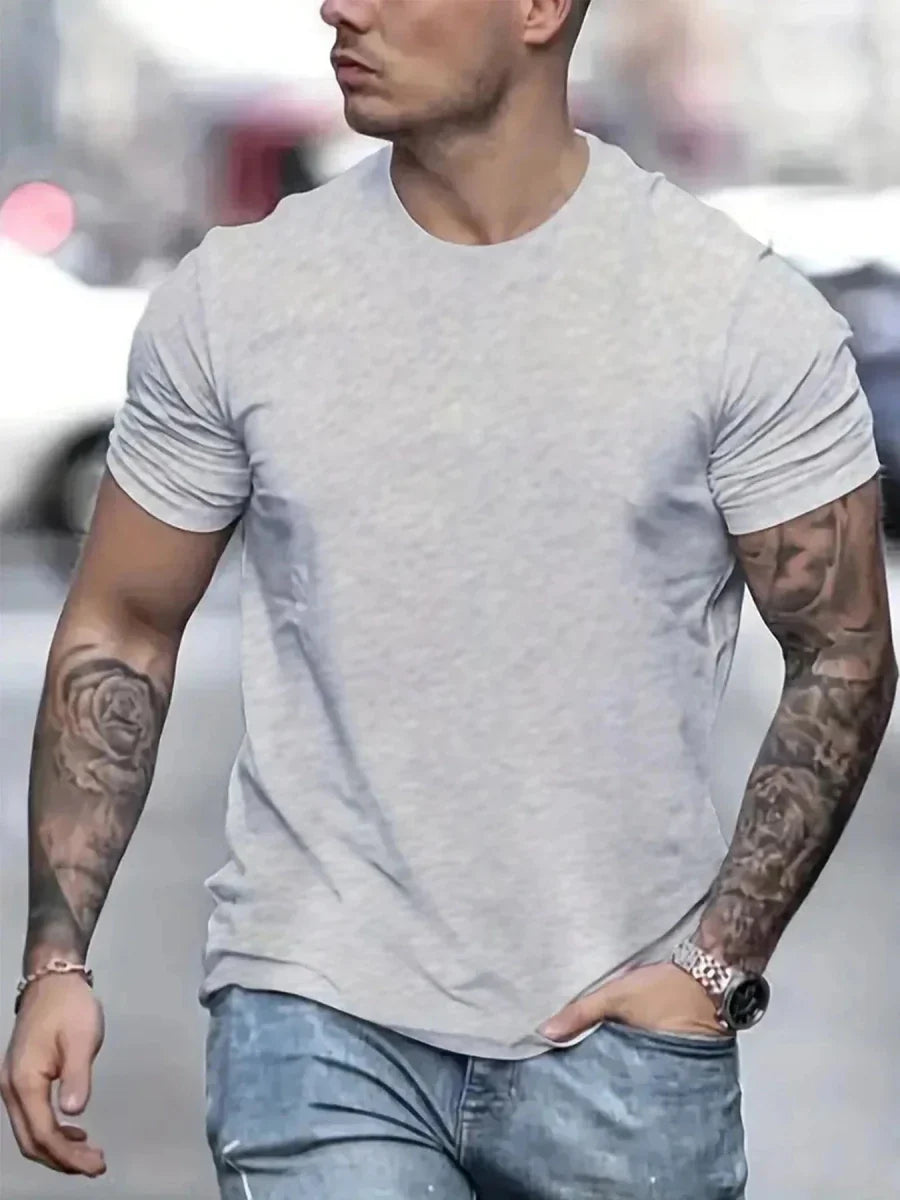 Mandotos Cotton T Shirts Pack Of Five Short Sleeve O Neck Casual Basic Oversize For Men And Women