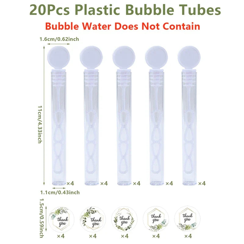 Perfecsy Wedding Party Bubble Soap Bottles Happy Wedding Party Decoration for Kids Thank you Bubble Soap Bottle Wedding Party