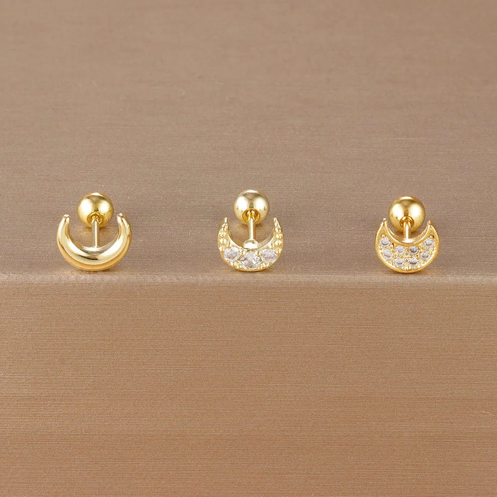 SORI STYLE 3PCS Crown Stud Earring Set for Women — packaging