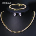 Envy NYC Envy NYC LUX CZ Bridal Necklace & Earrings — detail shot 7