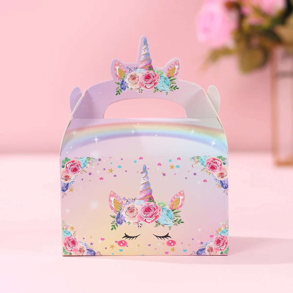 Perfecsy Unicorn Gift Boxes Birthday Party Decoration Kids Unicorn Party Favor Boxes Baby Shower Birthday Party Decorations S