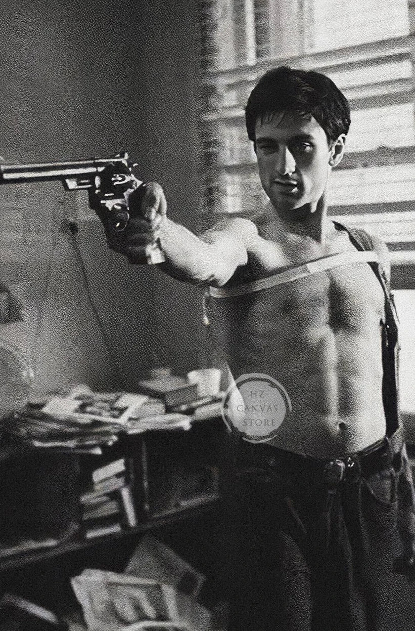 Perfecsy Whiplash/Taxi Driver Movie Poster Minimalist Photography Print Black and White Film Art Jazz Music Film Crime Drama 