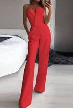 Envy NYC Envy NYC Wide Leg Strapless Jumpsuit — detail shot 6