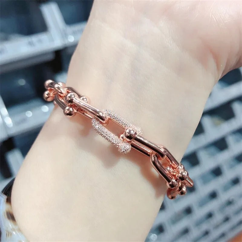 Envy NYC Envy NYC LUX 925 Sterling Silver Bracelet — Silver detail