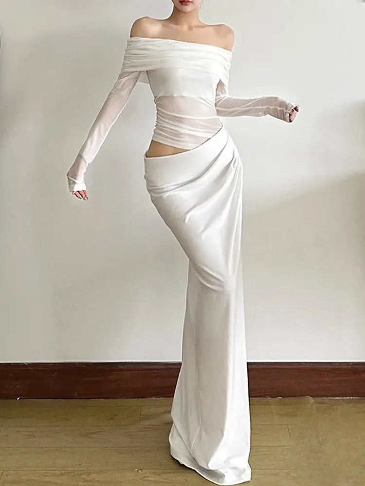 MyClosetAid Elegant Mesh Dress — alternative angle