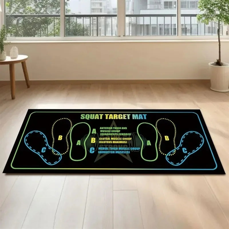 Perfecsy Yoga Door Mat Anti-Slip Noise Reduction Floor Mat Pilates Fitness Mat Home Floor Mat Indoor and Outdoor Carpet Home 