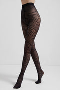 TheRanok.com Fantasy Tights Conte Sahara - Animalistic Lace Interlacing — main product shot