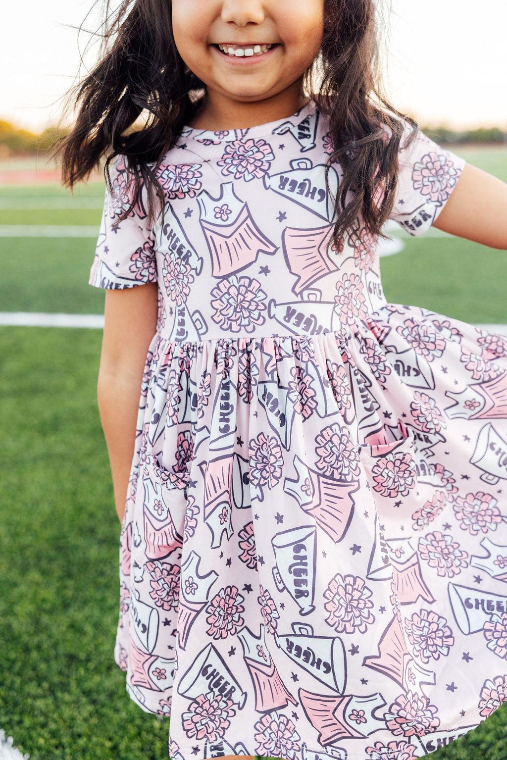 SALE Cheer S/S Pocket Twirl Dress