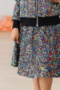 Mila & Rose ® SALE Confetti Sequin Twirl Skort — main product shot