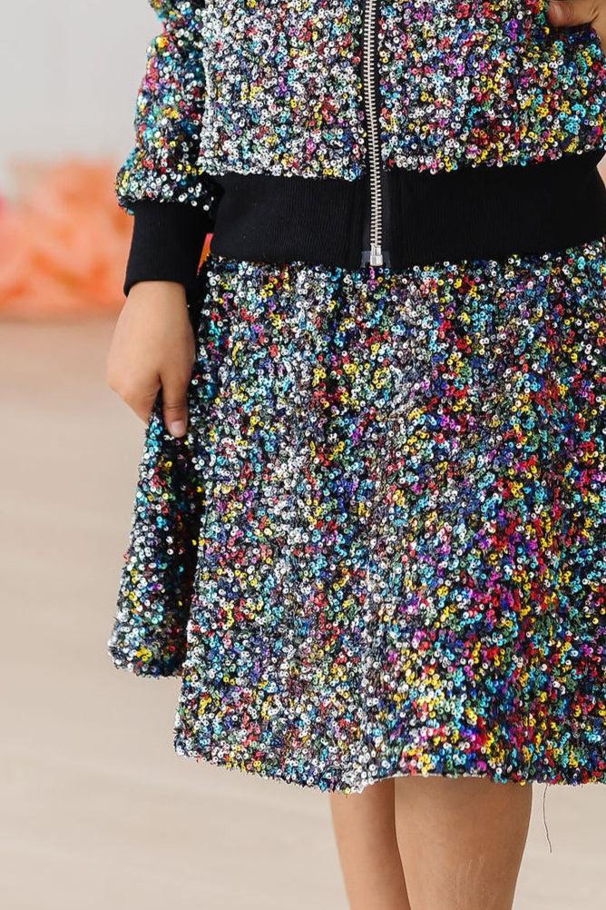 Mila & Rose ® SALE Confetti Sequin Twirl Skort — main product shot