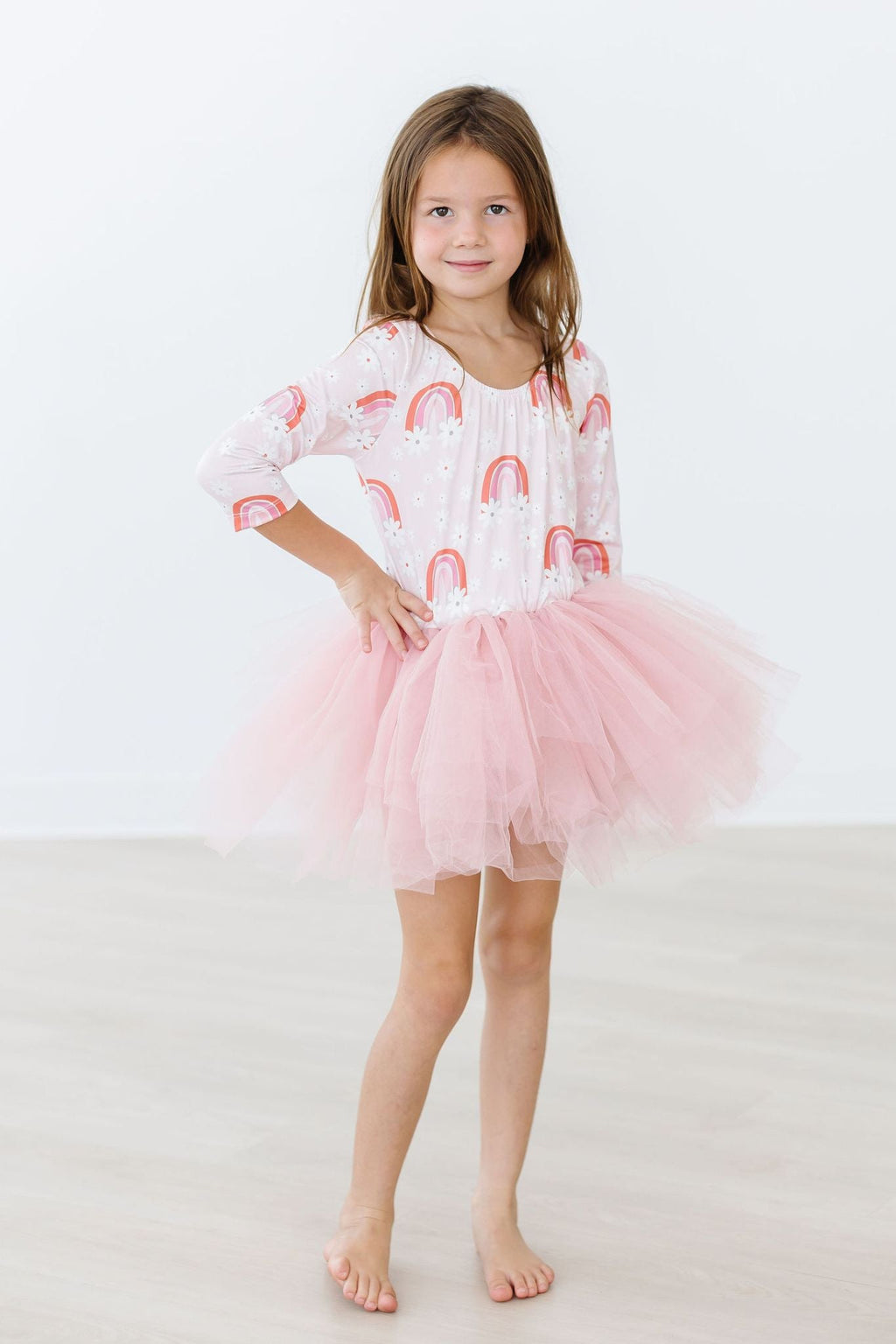 Mila & Rose ® SALE Fun & Flowers 3/4 Tutu Leotard — lifestyle context