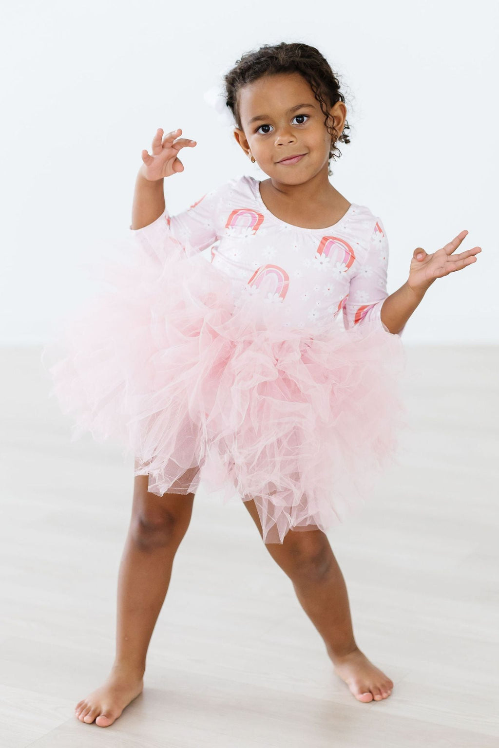 Mila & Rose ® SALE Fun & Flowers 3/4 Tutu Leotard — main product shot