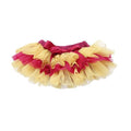 Mila & Rose ® SALE Game Day Maroon and Gold Ruffle Tutu Bloomer — main product shot