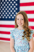 Mila & Rose ® SALE Miss Americana (Mila's Version) Flutter Sleeve Twirl Dress — main product shot