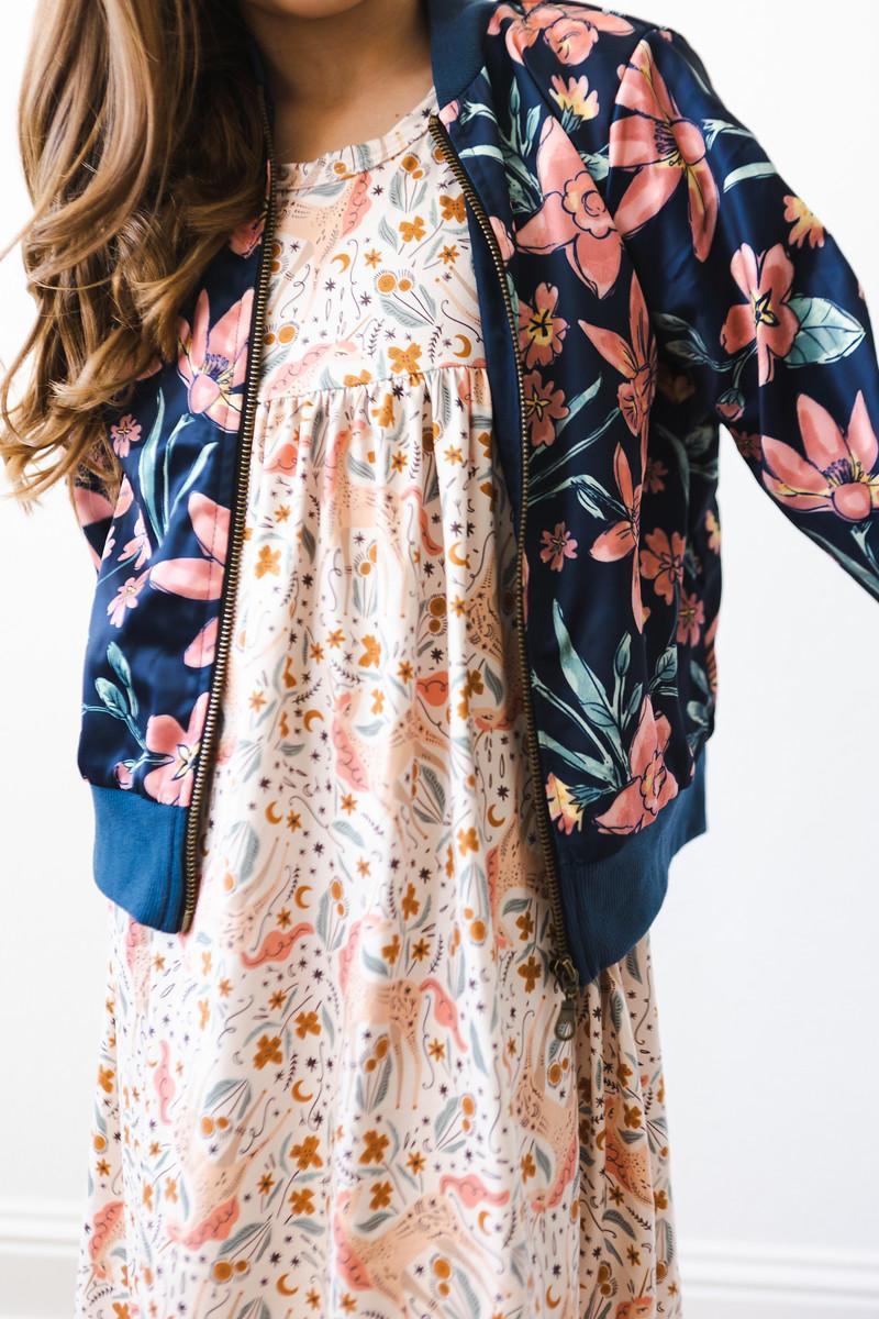 Mila & Rose ® Unicorn Soiree Pom Pom Dress — in-use photo