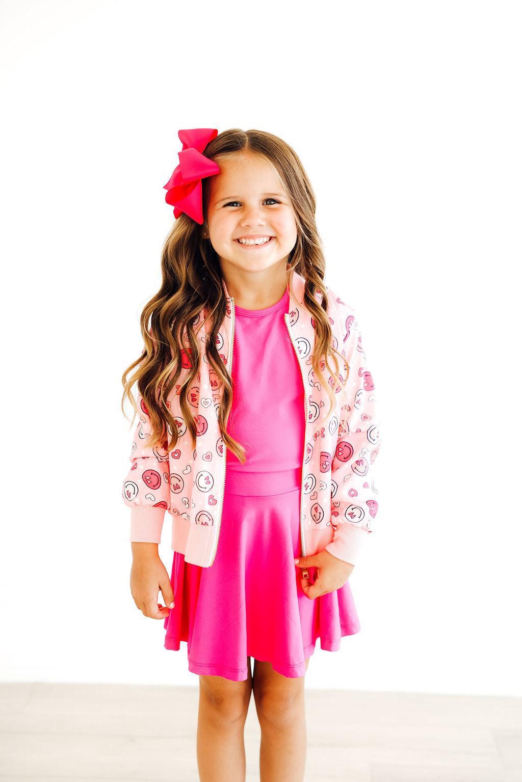 Mila & Rose ® SALE You Make Me Happy Satin Jacket — detail close-up