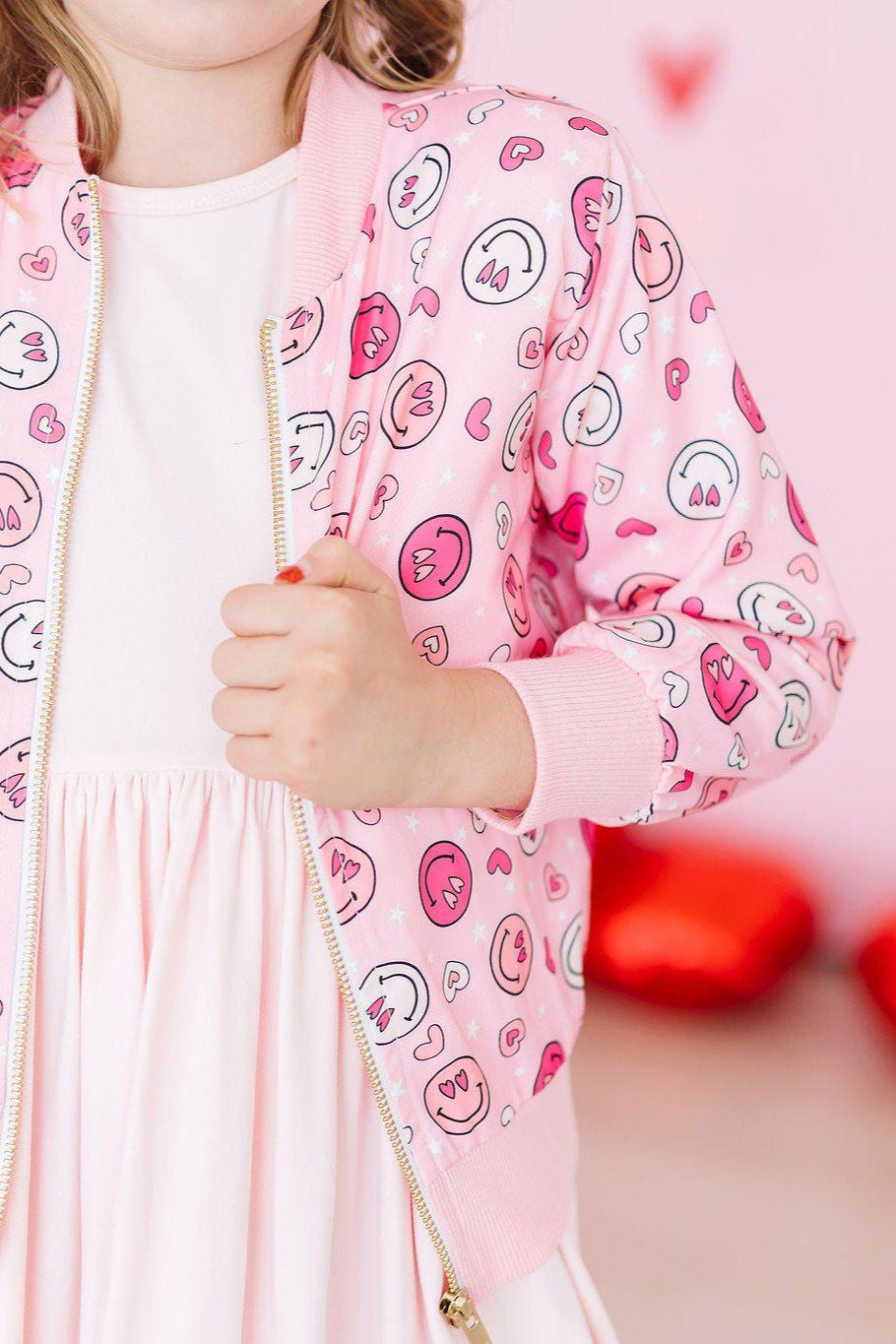 Mila & Rose ® SALE You Make Me Happy Satin Jacket — alternative angle