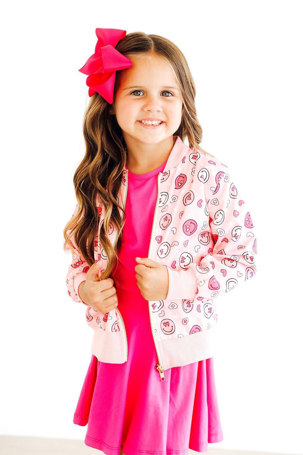 Mila & Rose ® SALE You Make Me Happy Satin Jacket — main product shot