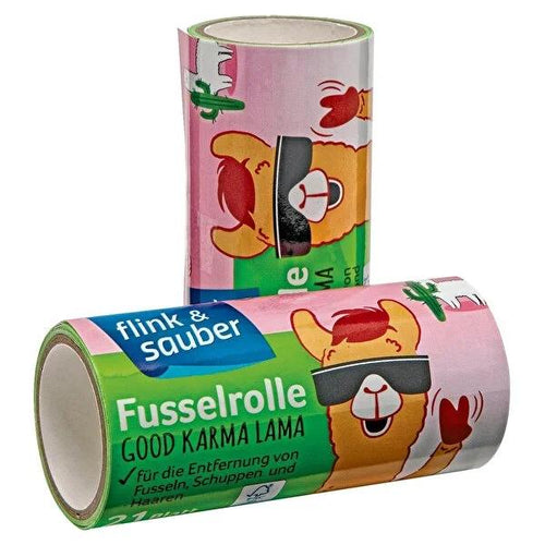 Flink & Sauber Lint Roller Refill - 2x21 Sheets - Effectively Removes Pet Hair, Clothing Lint, & Furniture Debris by Beauty C