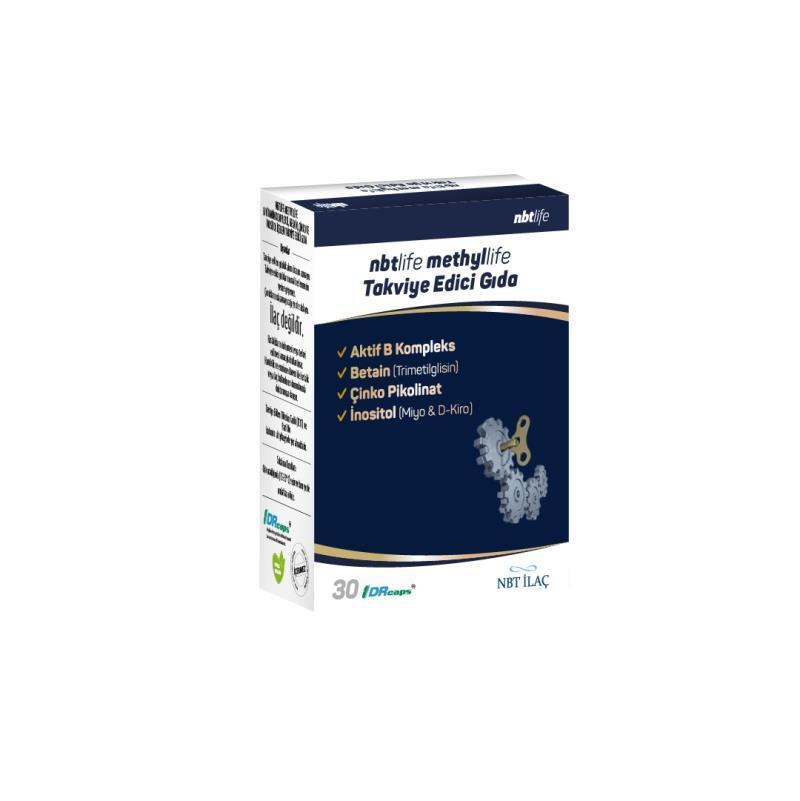 NbtLife MethylLife: 30 Capsules for Methylation - Dietary & Nutritional Supplement
